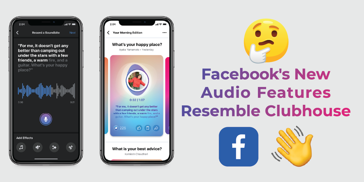 Facebook’s New Audio Features Resemble Clubhouse
