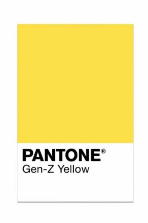 Why is Gen Z color yellow?
