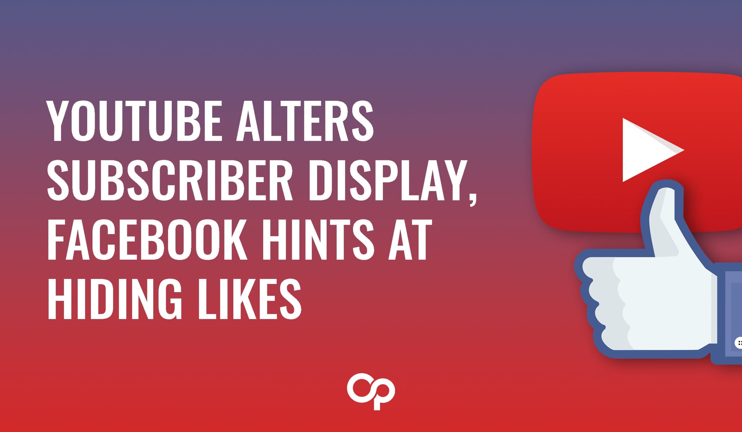Changes to YouTube Subscriber Counts, Facebook Likes