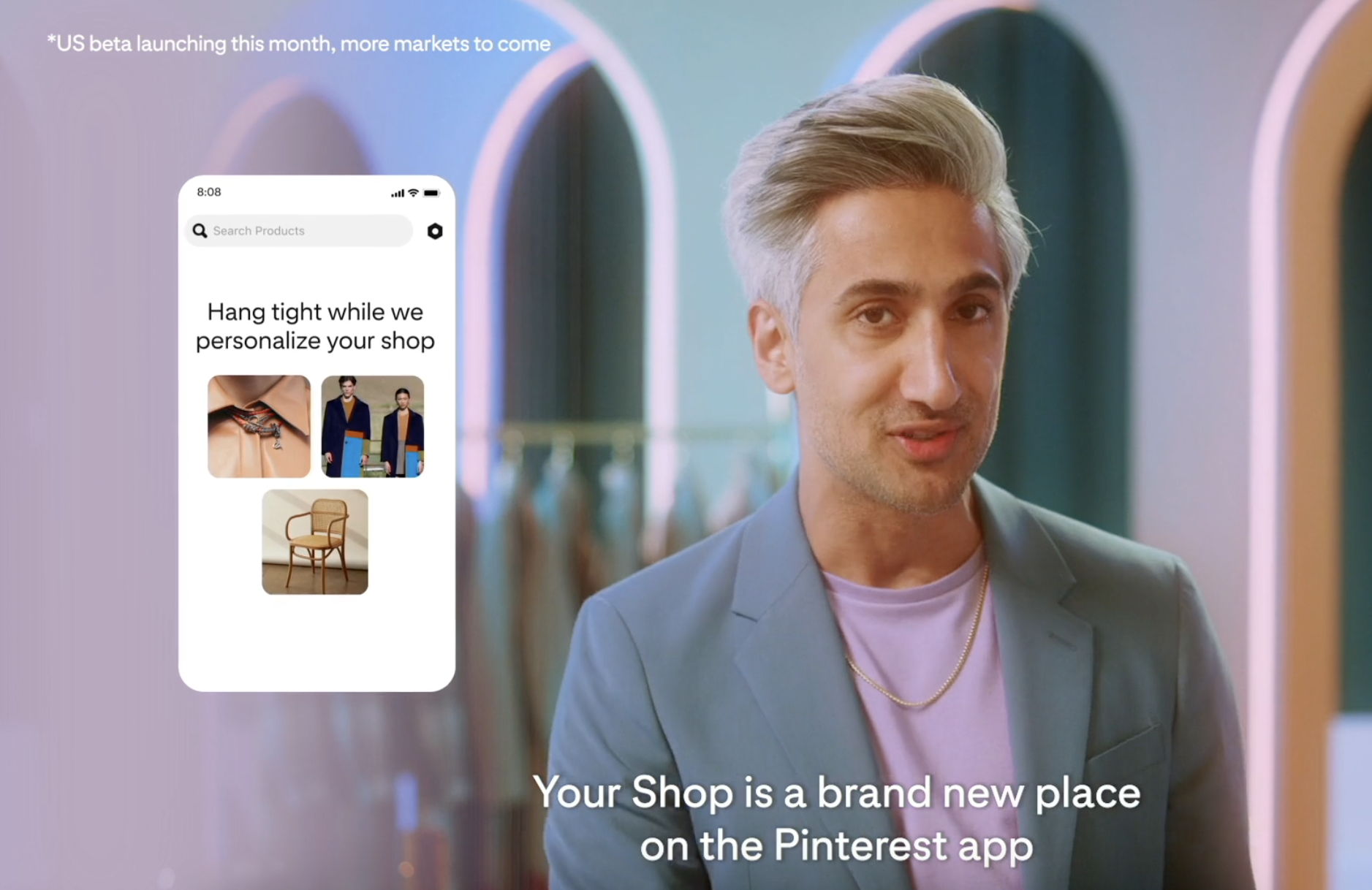 Queer Eye Tan France had the pleasure of introducing Pinterest’s Your Shop.