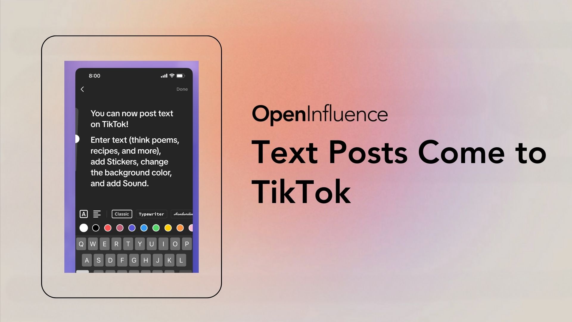 TikTok creator marketing launches
