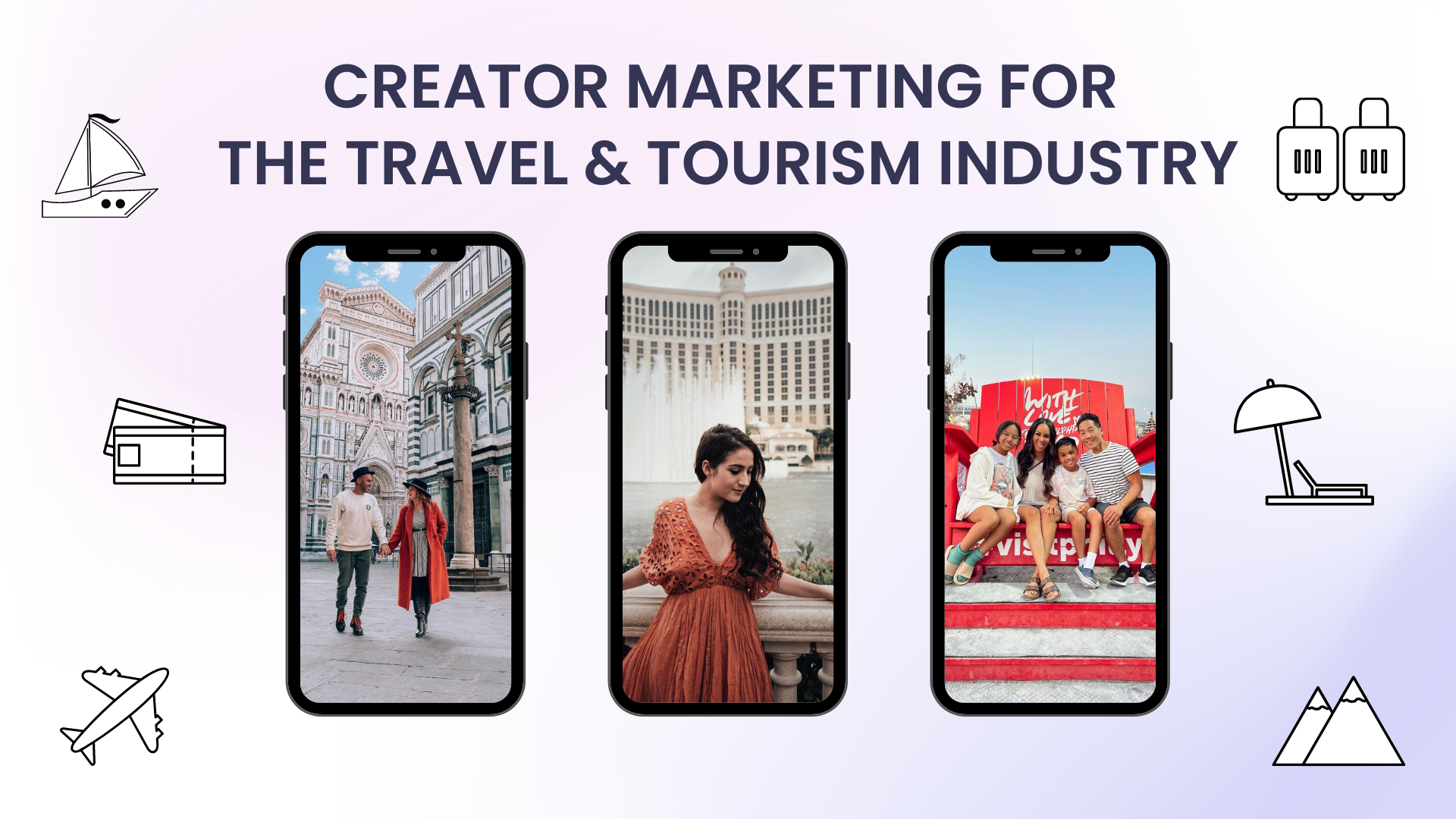 CREATOR MARKETING FOR THE  TRAVEL & TOURISM INDUSTRY