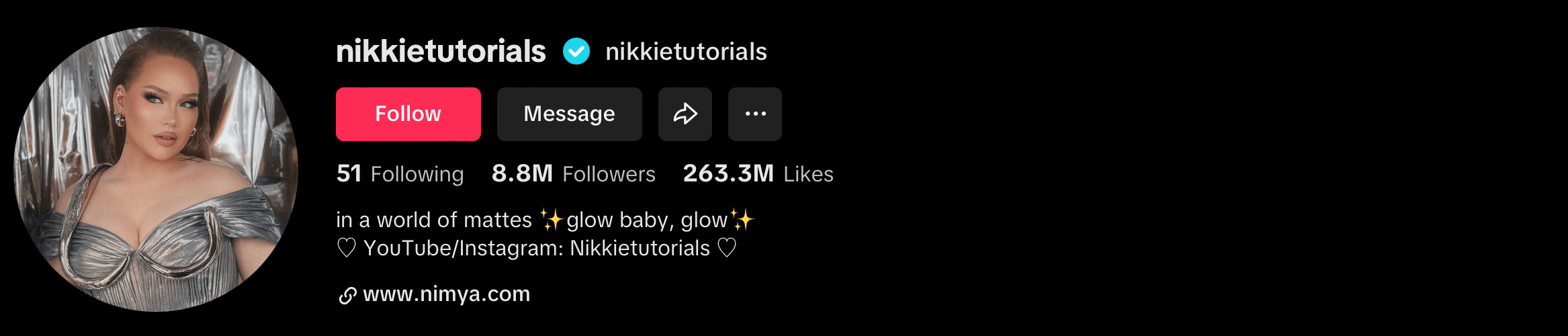 Makeup influencer Nikkietutorials