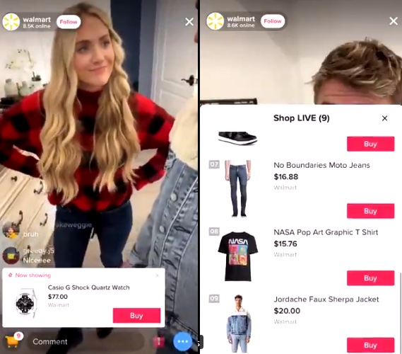 Walmart used TikTok for their 2020 “Holiday Shop-Along Spectacular,” featuring 10 TikTok creators, including such influencers like Michael Le, Devan Anderson, Taaylor Hage, and Cole and Savannah Labrant. 